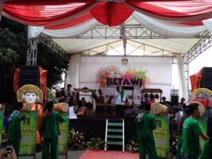 Sosialisasikan Peserta Partai Pemilu, KPU Depok Gelar Kampung Betawi