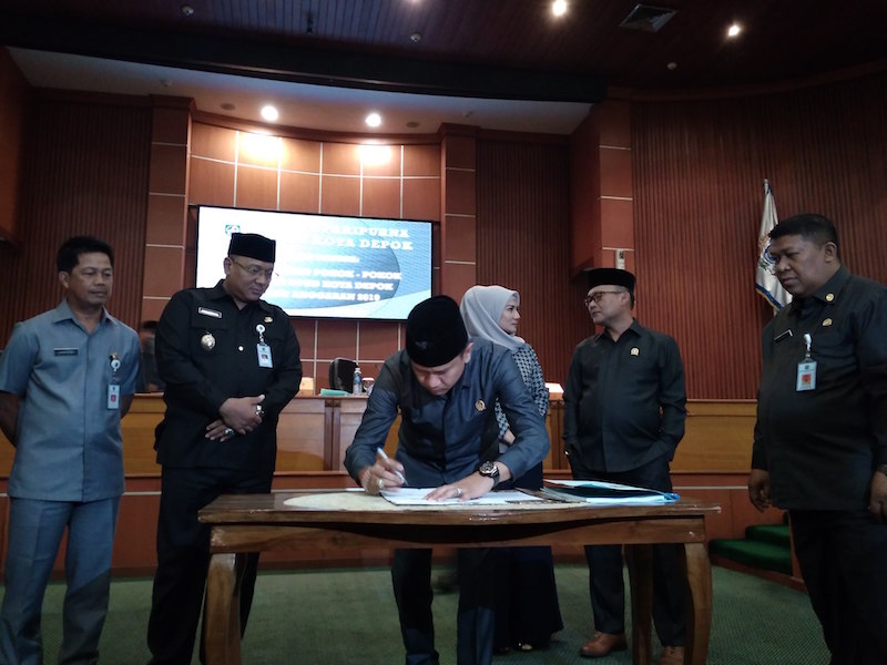DPRD Gelar Rapat Paripurna Dalam Rangka Penyampaian LKPJ Walikota Depok