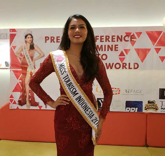 Terpilih Mewakili Indonesia, Ayu Jasmine Siap Berjuang di Miss Tourism World 2019