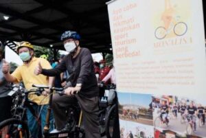 APEKSI, Sri Utomo dan Manto Meriahkan Gowes Monalisa Bersama 53 Kepala Daerah