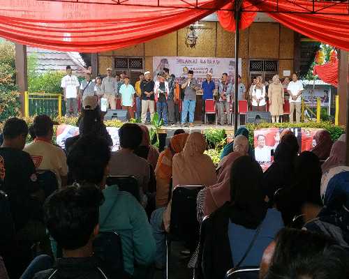 Dukung Prabowo, Relawan Bhineka 24 Berkibar di Kota Depok