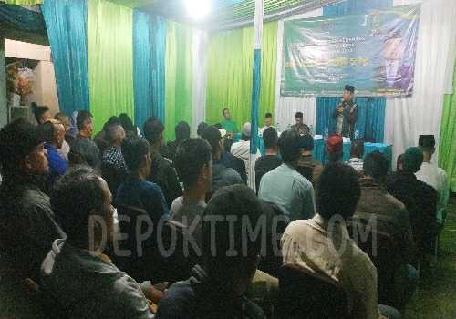 Dihadapan Puluhan Warga Tapos, Abdul Hamid Sosialisasikan Tupoksi Komisi A DPRD Kota Depok