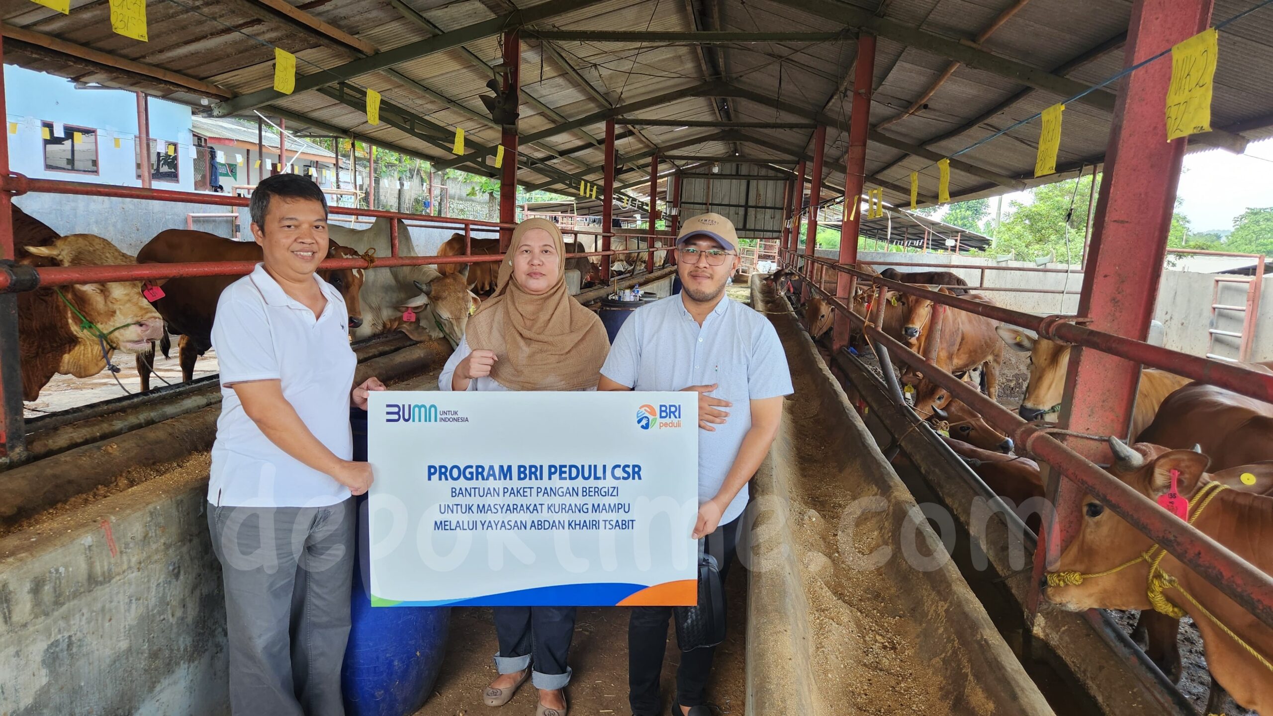 BRI KC Cibubur Salurkan Program TJSL Berupa 1.066 Paket Pangan Bergizi