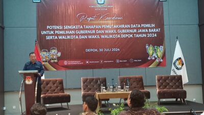 Cegah PSU, KPU Depok Gelar Rapat Koordinasi Potensi Sengketa