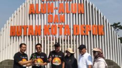 Resmikan Alun-Alun, Wali Kota Depok Minta Tanggung Jawab Kontraktor Selama Dua Tahun Kedepan